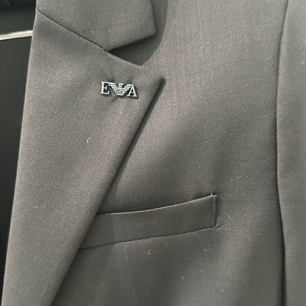 NWT Emporio Armani Navy Suit Jacket and Pants